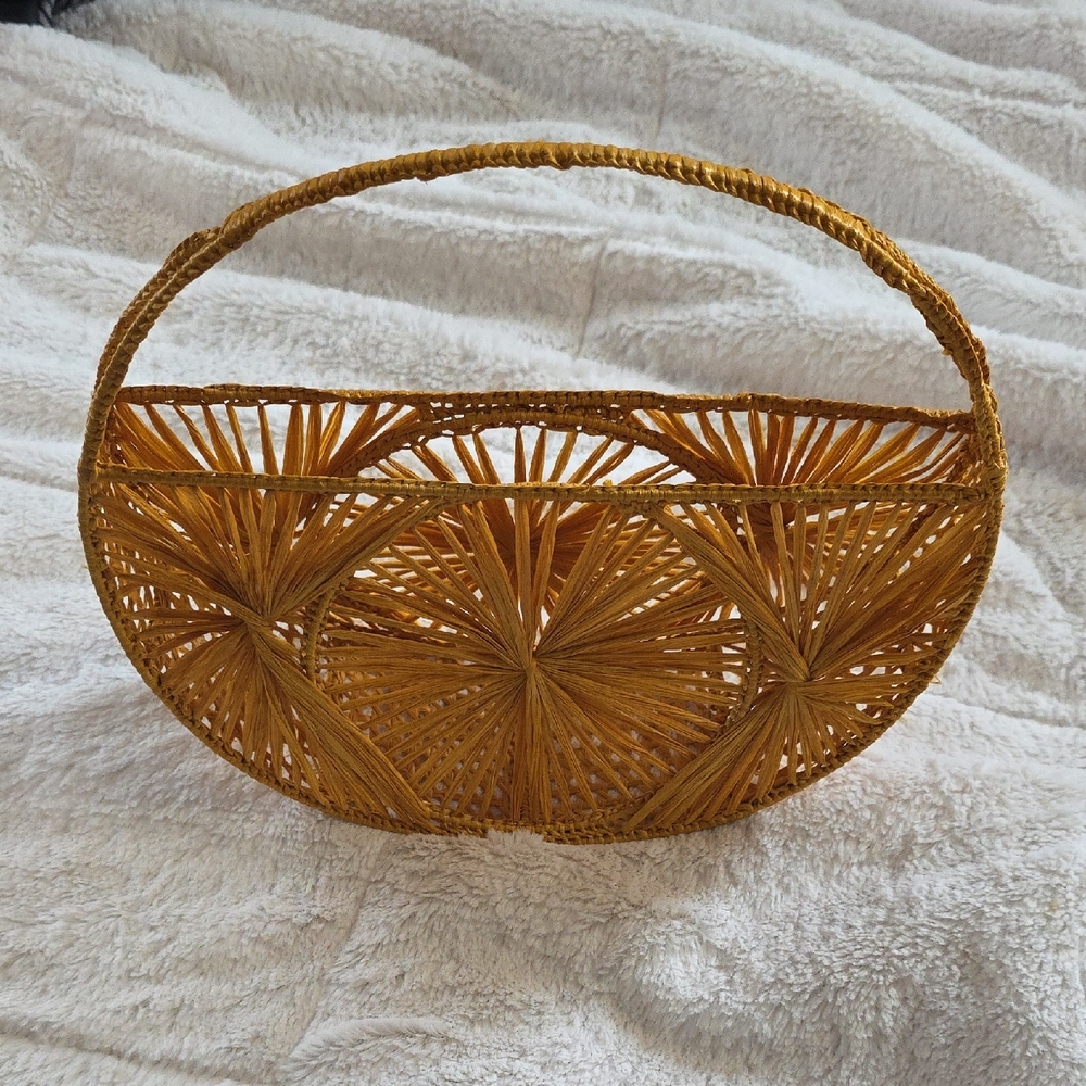 Handcrafted Woven Straw Bag